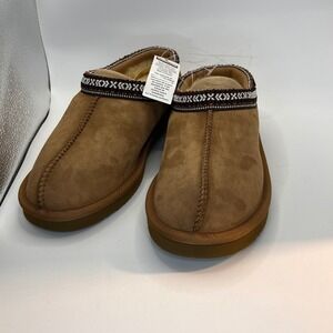 Kirkland Unisex Shearling Slippers Natural Comfort Genuine Sheepskin M5/W6 NewNB